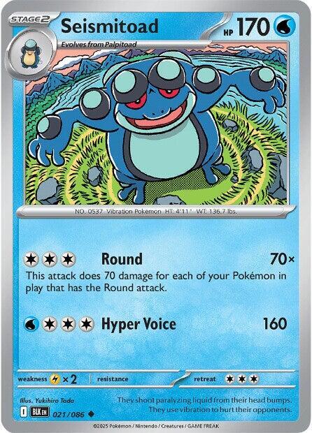 Seismitoad - SV: Black Bolt (BLK)