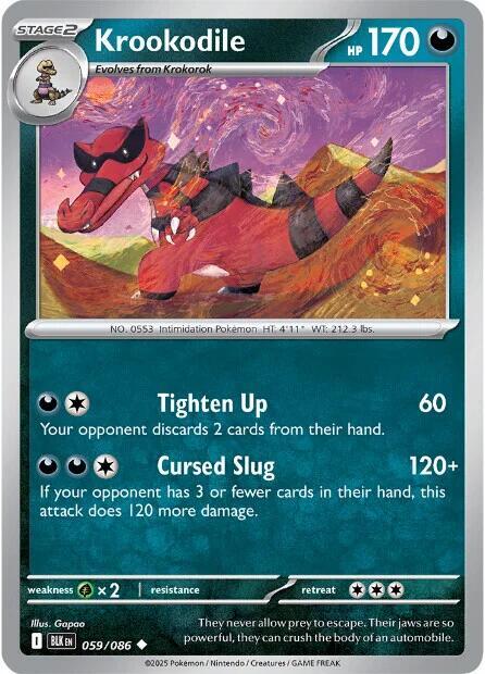Krookodile - SV: Black Bolt (BLK)