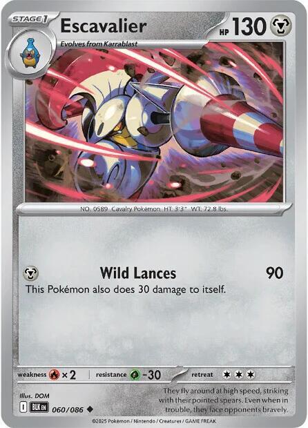 Escavalier (Poke Ball Pattern) - SV: Black Bolt (BLK)