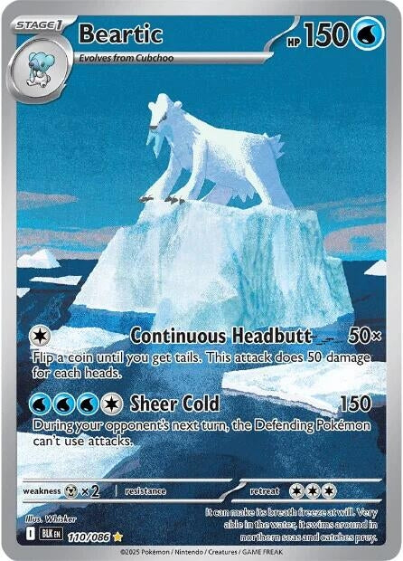 Image for Beartic (110/086) (BLK) - Pokemon