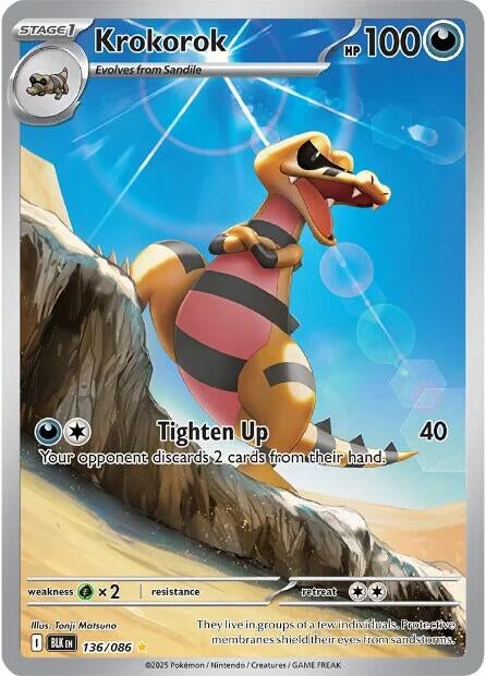 Image for Krokorok (136/086) (BLK) - Pokemon