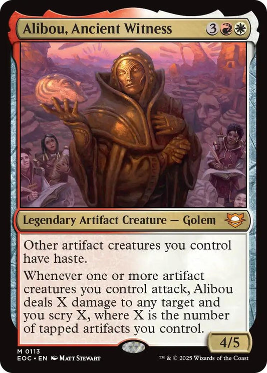 Image for Alibou, Ancient Witness (113) (EOC) - Magic: The Gathering