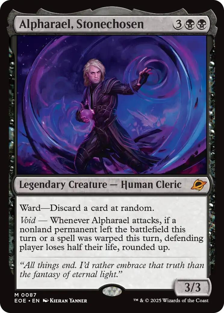 Image for Alpharael, Stonechosen (87) (EOE) - Magic: The Gathering