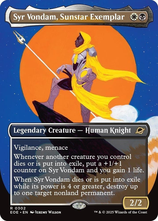Image for Syr Vondam, Sunstar Exemplar (Borderless) (302) (EOE) - Magic: The Gathering