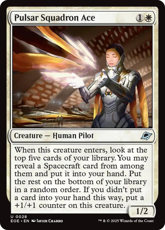 Image for Pulsar Squadron Ace (28) (EOE) - Magic: The Gathering