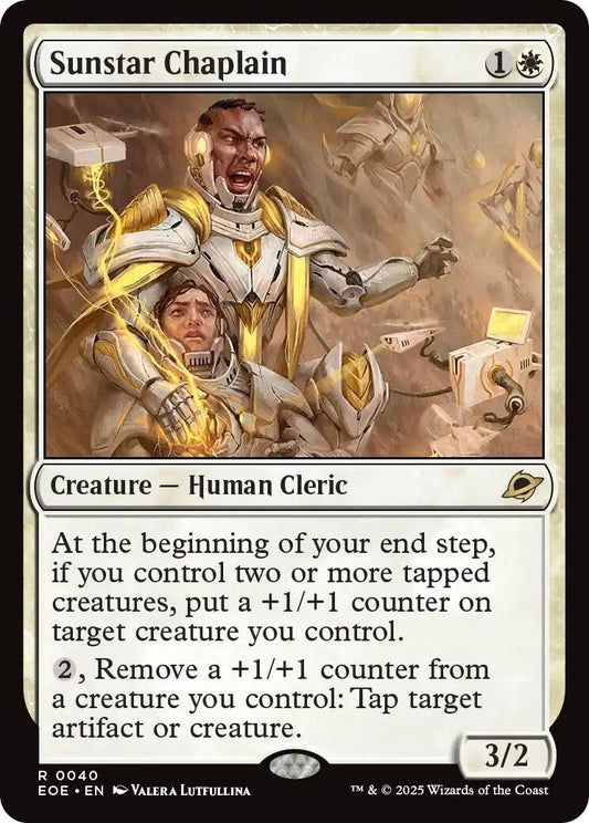 Image for Sunstar Chaplain (40) (EOE) - Magic: The Gathering