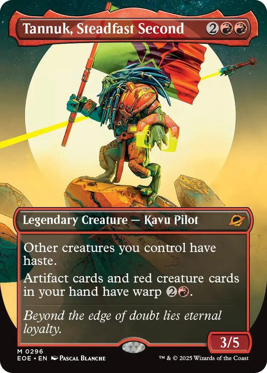 Image for Tannuk, Steadfast Second (Borderless) (296) (EOE) - Magic: The Gathering
