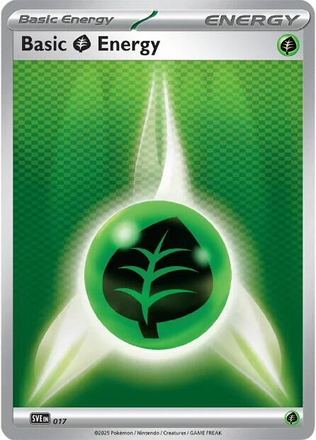 Image for Basic Grass Energy - 017 (017) (SVE) - Pokemon