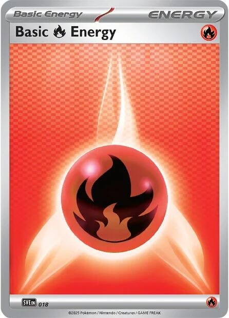 Image for Basic Fire Energy - 018 (018) (SVE) - Pokemon