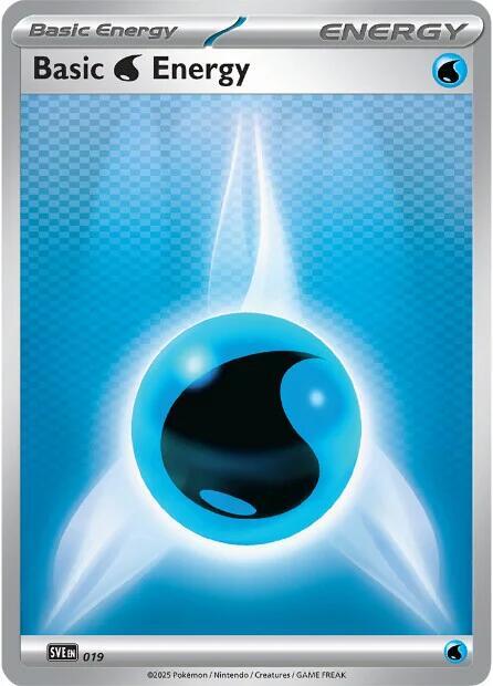 Basic Water Energy - 019 - SVE: Scarlet & Violet Energies (SVE)