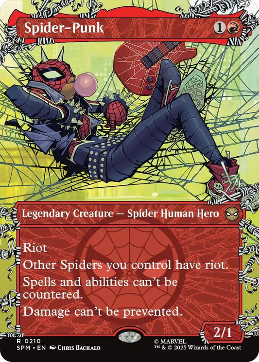 Image for Spider-Punk (0210) (Borderless) (210) (SPM) - Magic: The Gathering