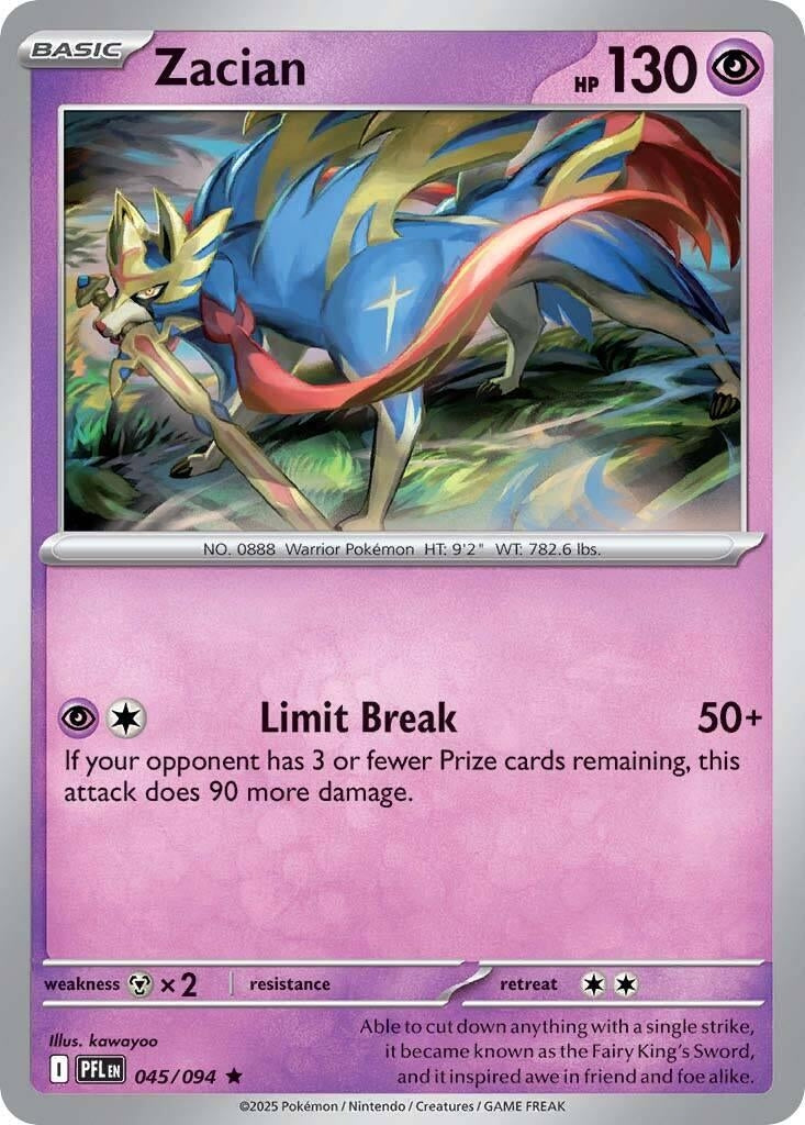 Image for Zacian (045/094) (PFL) - Pokemon