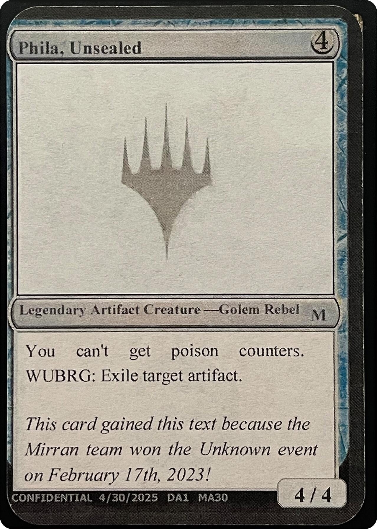 Image for Phila, Unsealed (Reprint) - Magic: The Gathering