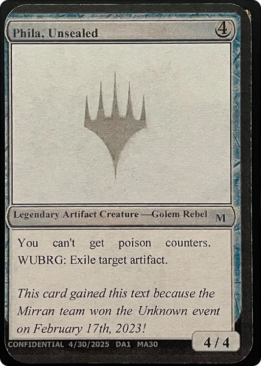 Image for Phila, Unsealed (Reprint) - Magic: The Gathering