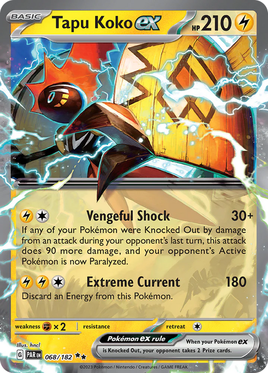 Tapu Koko ex - 068/182 - SV04: Paradox Rift (PAR)