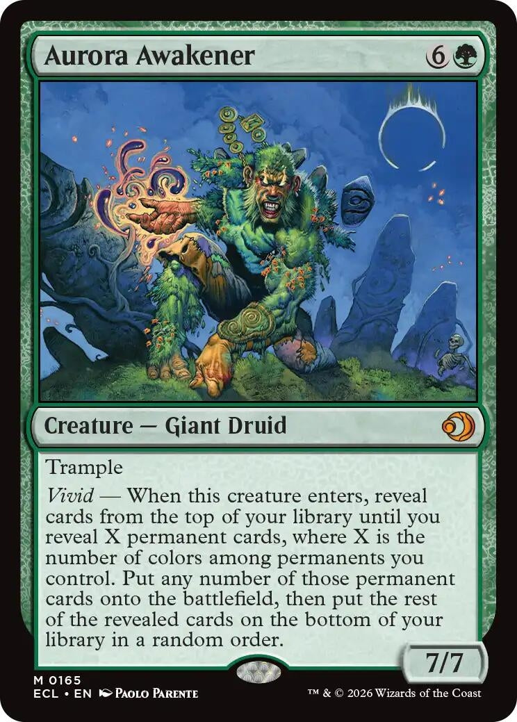 Image for Aurora Awakener (165) (ECL) - Magic: The Gathering