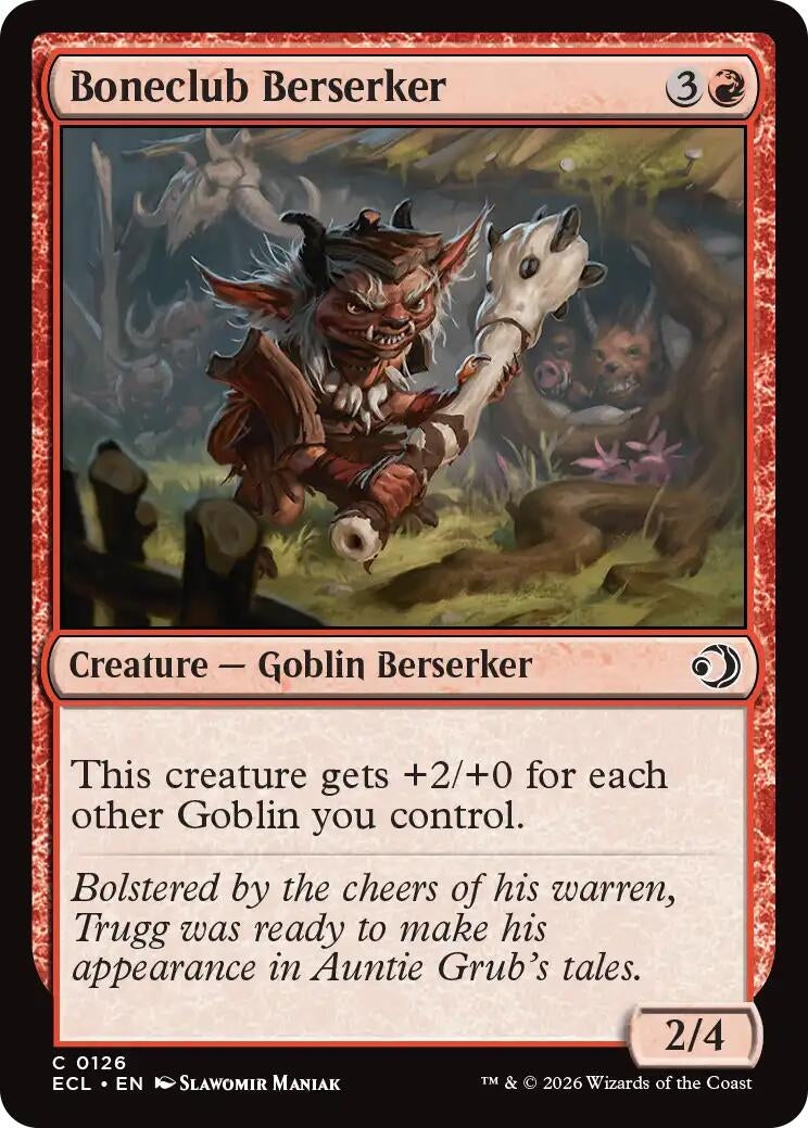 Image for Boneclub Berserker (126) (ECL) - Magic: The Gathering