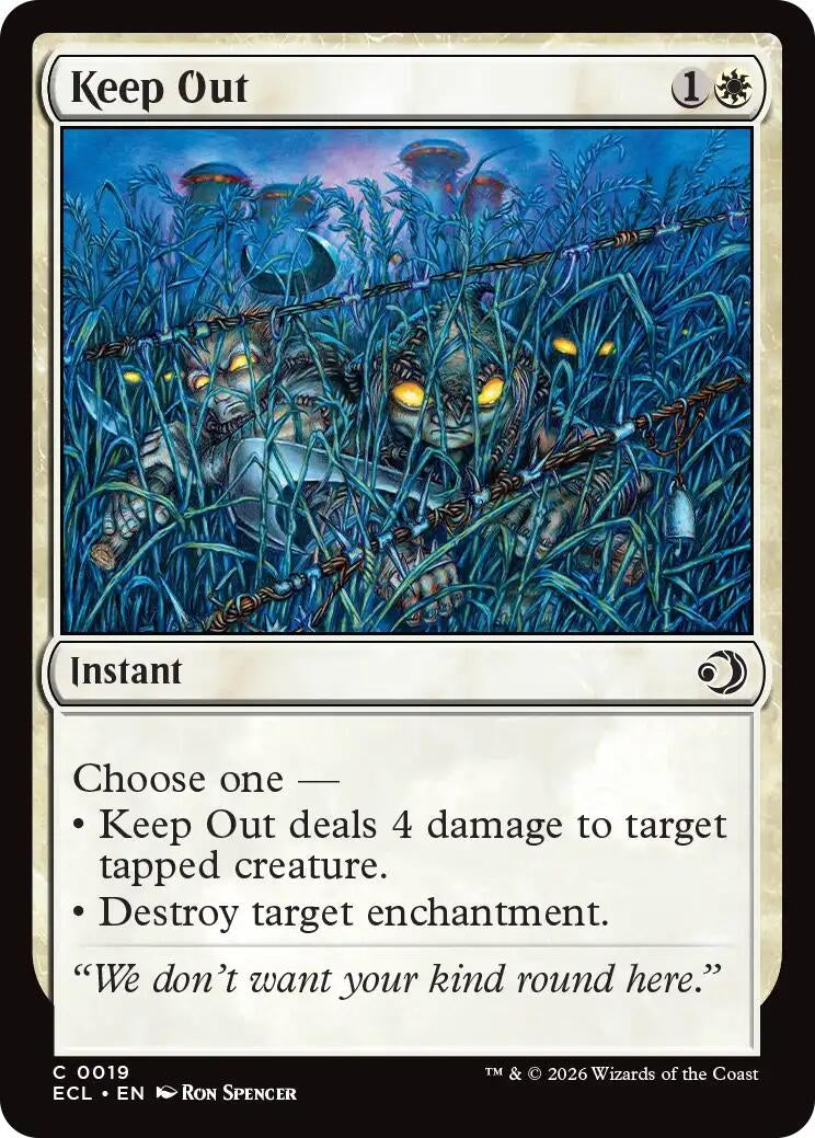 Image for Keep Out (19) (ECL) - Magic: The Gathering