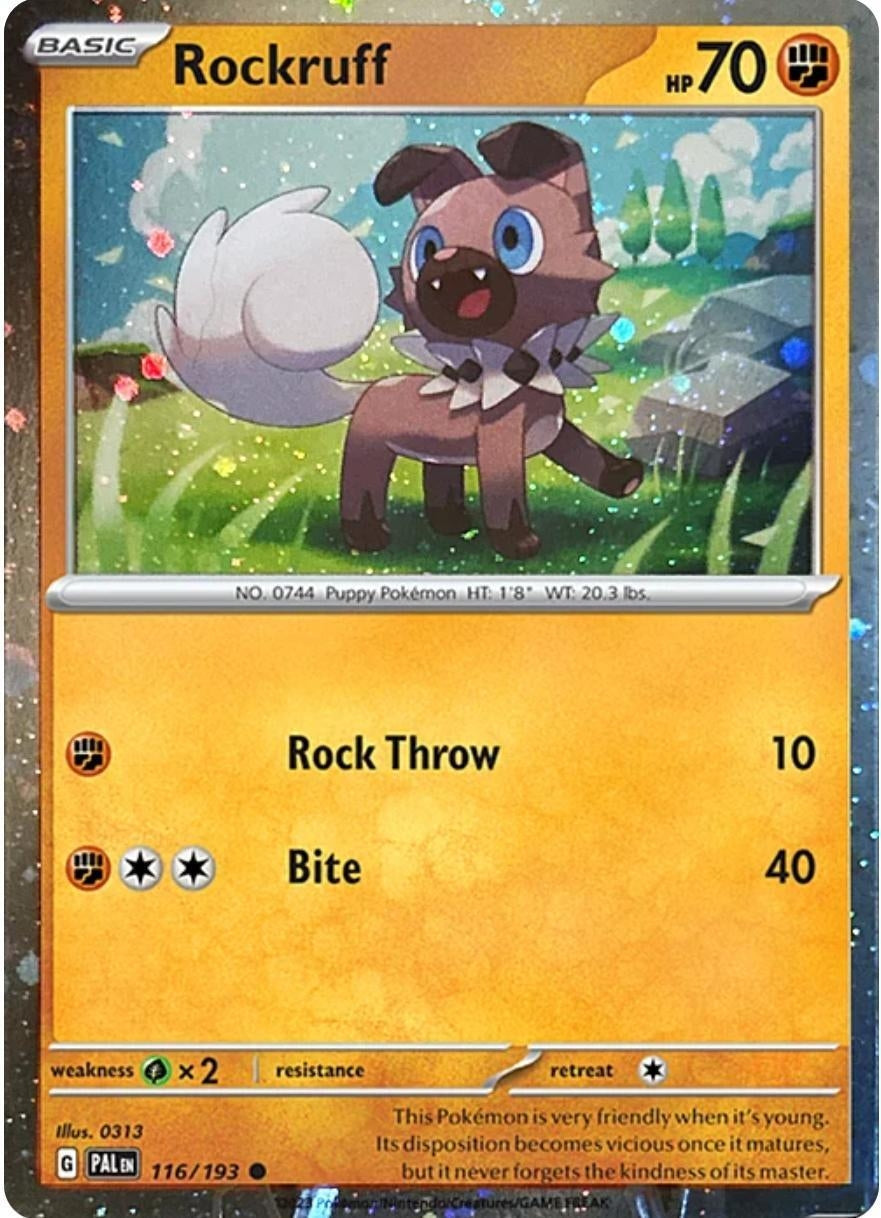 Image for Rockruff - 116/193 (Cosmos Holo) (116/193) (SVP) - Pokemon