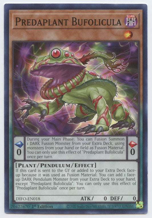 Predaplant Bufolicula - Dimension Force (DIFO)