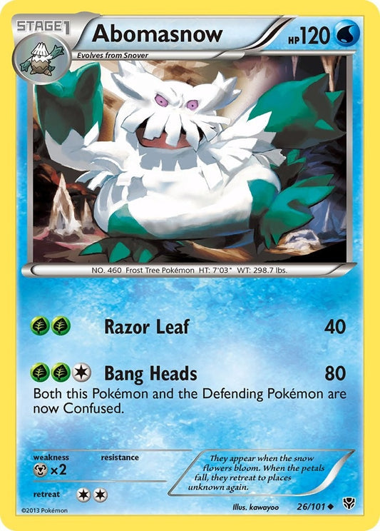 Image for Abomasnow (26/101) (PLB) - Pokemon