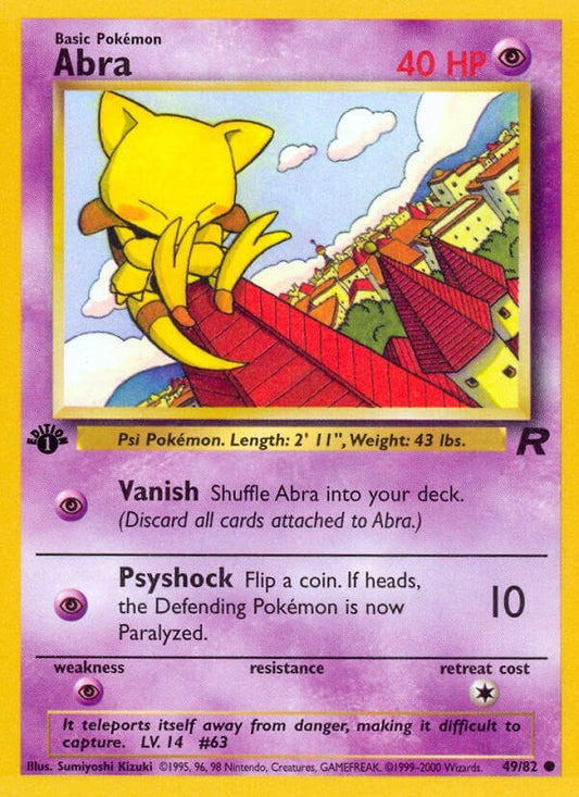 Image for Abra (49/82) (TR) - Pokemon