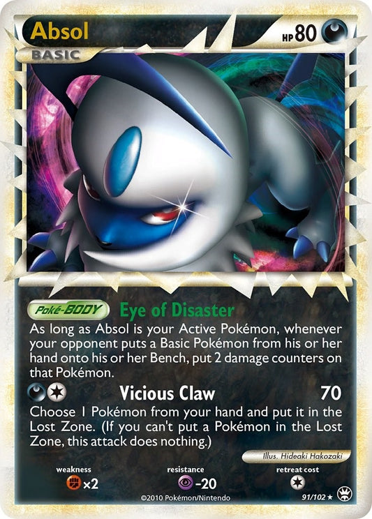 Image for Absol (Prime) (91/102) (TM) - Pokemon