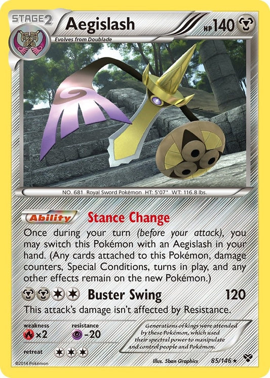 Image for Aegislash (85) (85/146) (XY) - Pokemon