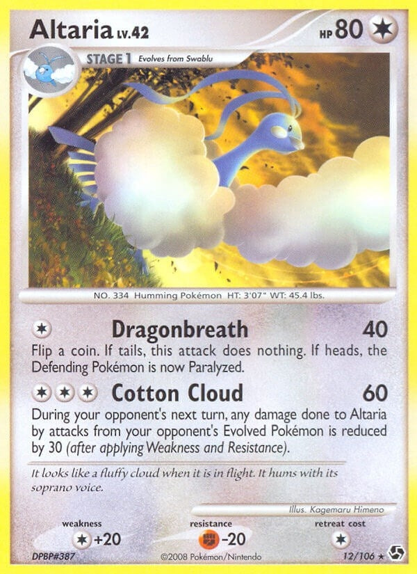 Image for Altaria (12/106) (GE) - Pokemon