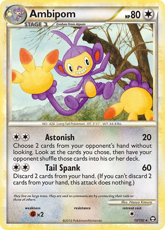 Image for Ambipom (13/102) (TM) - Pokemon
