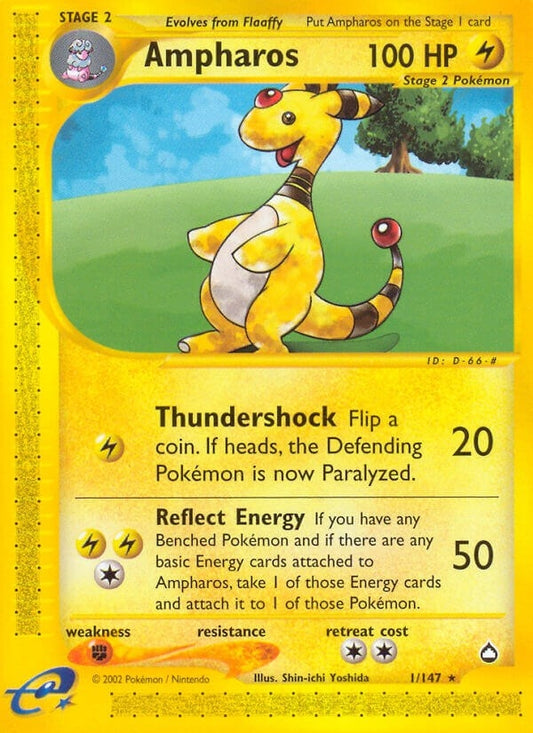 Image for Ampharos (001/147) (AQ) - Pokemon