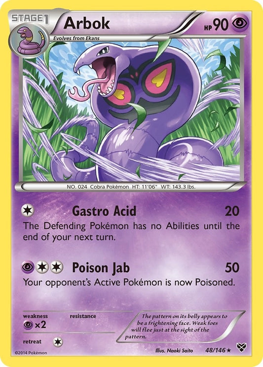 Image for Arbok (48/146) (XY) - Pokemon