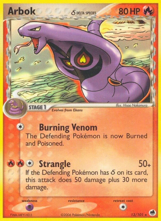 Image for Arbok (Delta Species) (13/101) (DF) - Pokemon