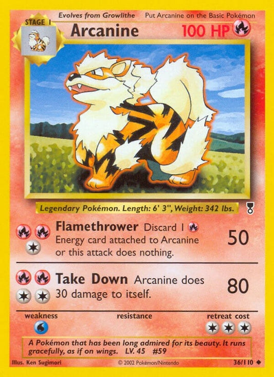 Image for Arcanine (036/110) (LC) - Pokemon