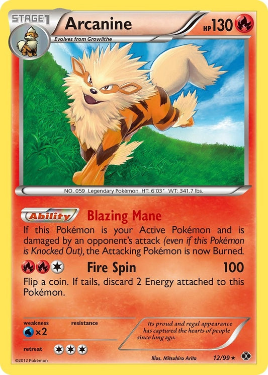 Image for Arcanine (12) (12/99) (NXD) - Pokemon