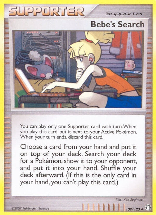 Image for Bebe's Search (109/123) (MT) - Pokemon