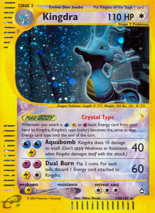 Image for Kingdra (148) (148/147) (AQ) - Pokemon