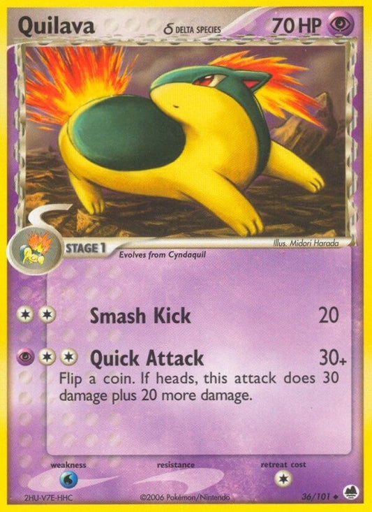 Image for Quilava (Delta Species) (36/101) (DF) - Pokemon