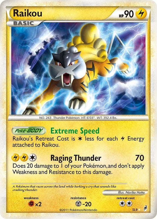 Image for Raikou (Shiny) (SL9) (CL) - Pokemon