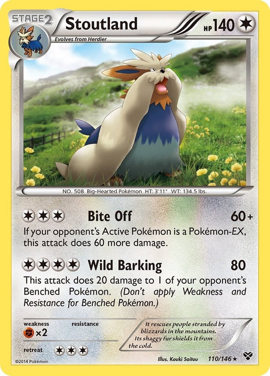 Image for Stoutland (110/146) (XY) - Pokemon