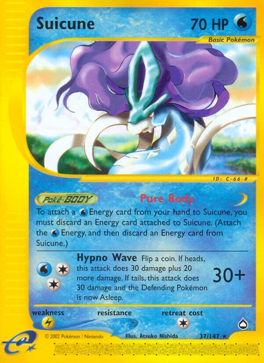 Image for Suicune (037/147) (AQ) - Pokemon