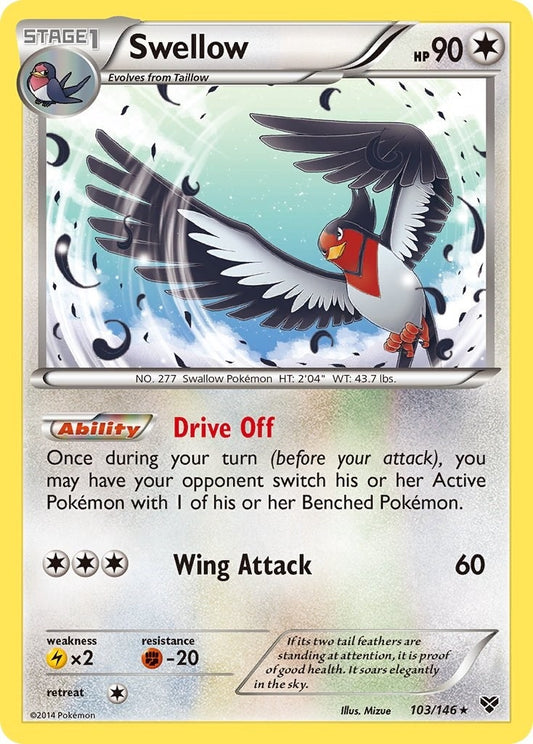 Image for Swellow (103/146) (XY) - Pokemon