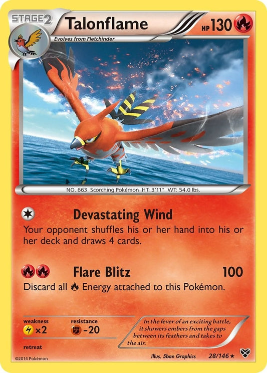 Image for Talonflame (28/146) (XY) - Pokemon