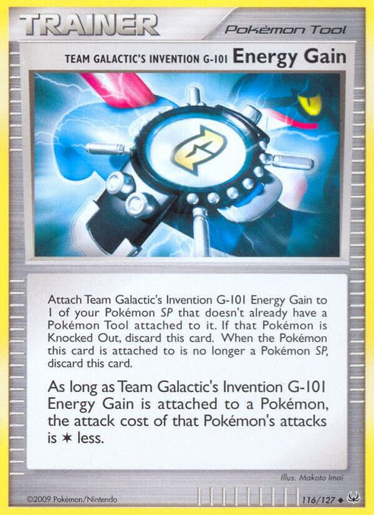 Team Galactic's Invention G-101 Energy Gain - Platinum (PL)
