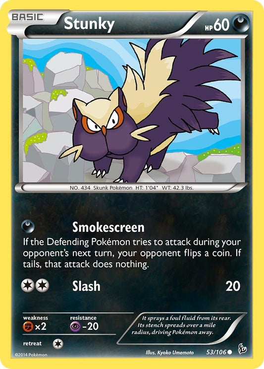 Image for Stunky (53) (53/106) (FLF) - Pokemon