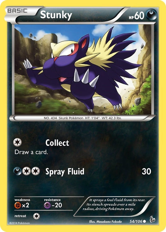 Image for Stunky (54) (54/106) (FLF) - Pokemon