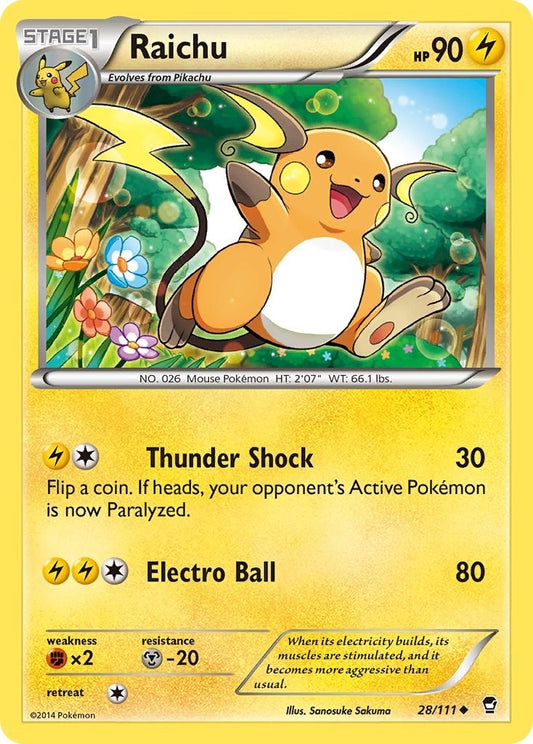 Image for Raichu (28/111) (FFI) - Pokemon