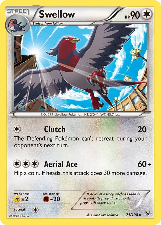 Image for Swellow (71) (71/108) (ROS) - Pokemon