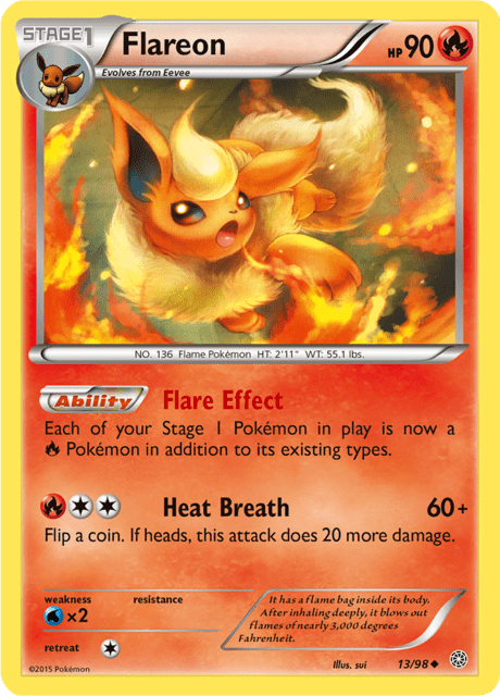 Flareon - XY - Ancient Origins (AOR)
