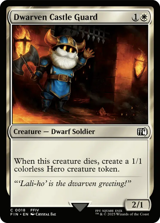 Dwarven Castle Guard - FINAL FANTASY (FIN)